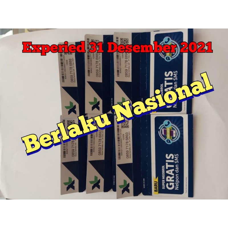 KARTU PERDANA XL PULSA 3000