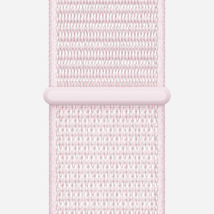 Tali Jam Apple Watch Pink Pearl Woven Nylon Strap Band 38mm 40mm 42mm 44mm