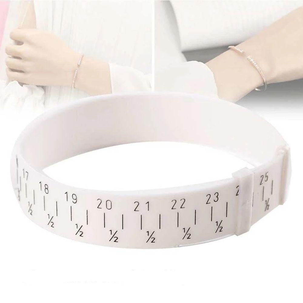 Needway   Gelang Gauge Sizer Standar Resmi Dapat Disesuaikan Untuk DIY Perhiasan Jewelry Measure Peralatan Ukuran Pergelangan Tangan Tools