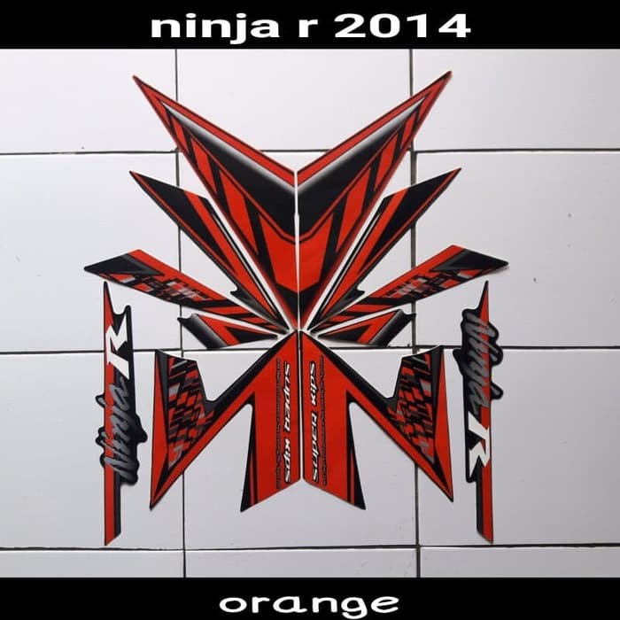 striping ninja R 2014 orange