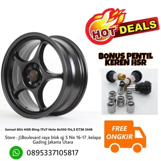  Velg  Mobil  hse spoon ring  17  R17 untuk mobil  brio jazz 