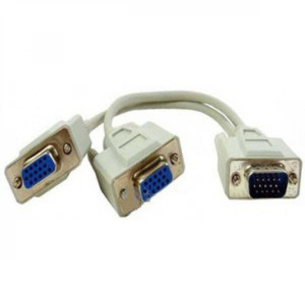 TG-KK042 VGA Y Cable percabangan VGA menjadi 2 VGA Model CB2584