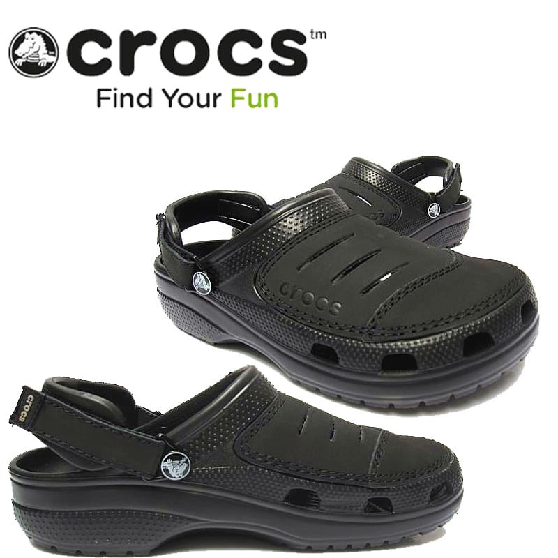 Crocs Yukon Leather Clog / Crocs Yukon Suede Man / Sandal Crocs Pria / Sepatu Sandal Pria / Crocs