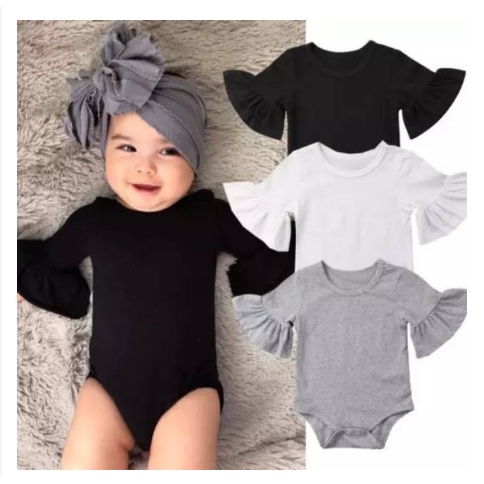 BAYAR DITEMPAT - Baju Bayi/Jumper Bayi Perempuan/Romper Bayi Bahan Katun Combed lembut