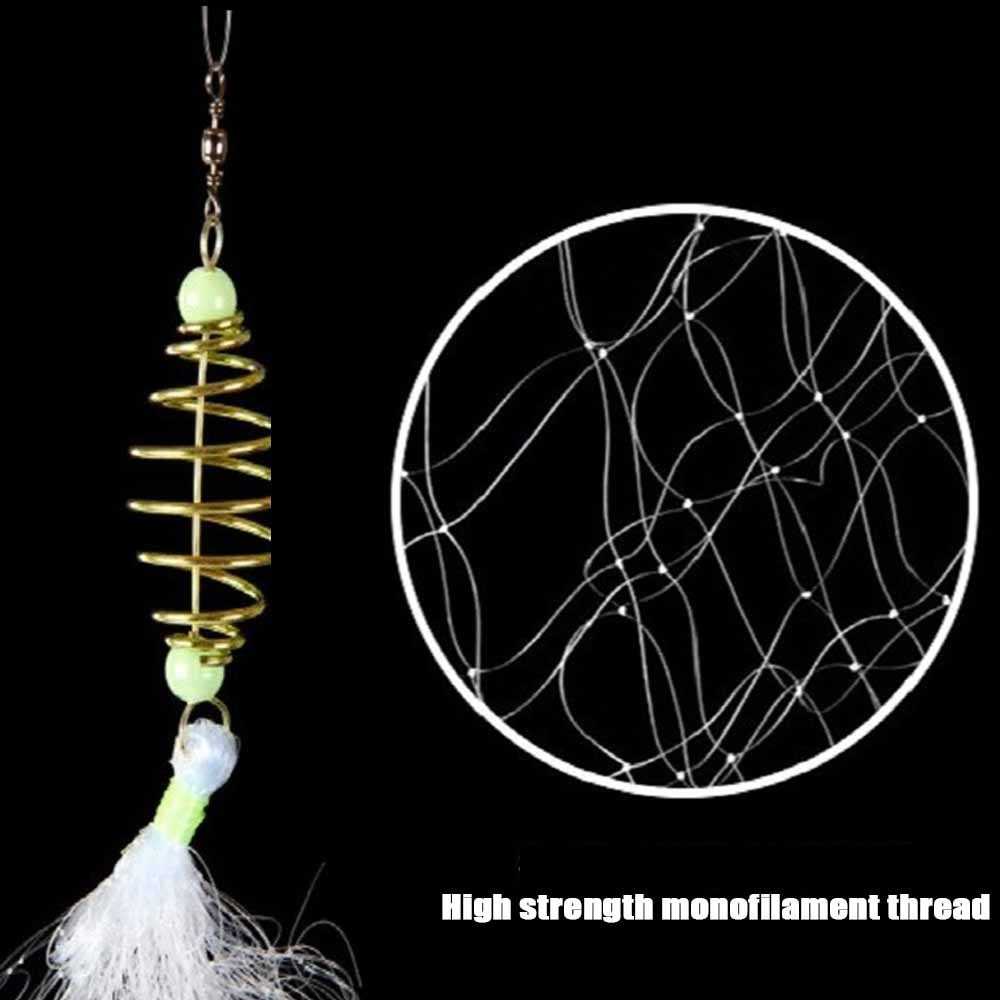 (BISA COD) FTIHSHPKactzdz Jaring Pancing Umpan Ikan Fishing Net Trap Cage Tackle - FN3C