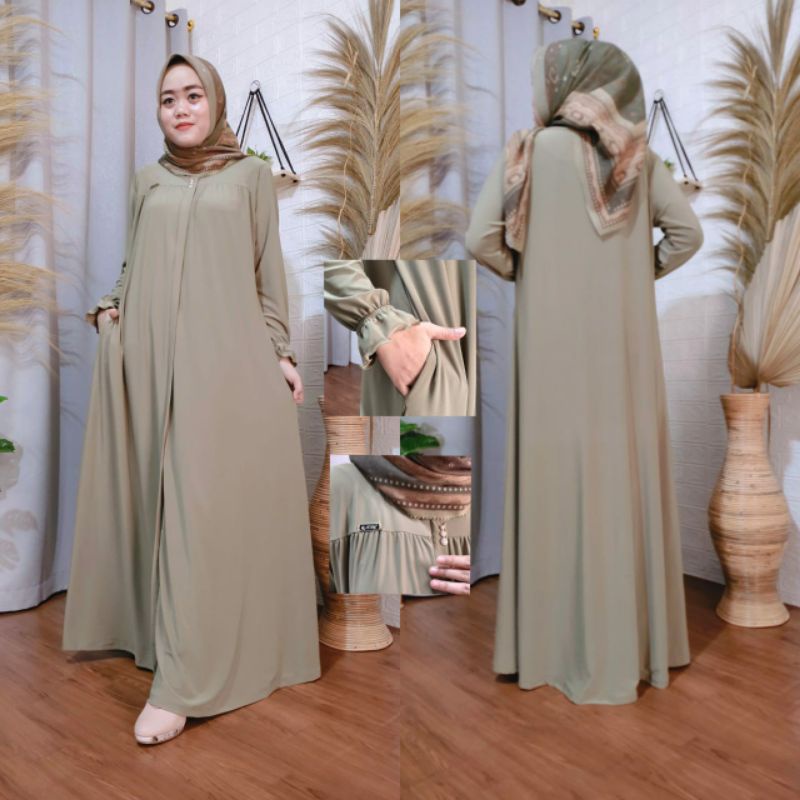GAMIS JERSEY PREMIUM model AMORI DRESS ABAYA | RFILLY-1