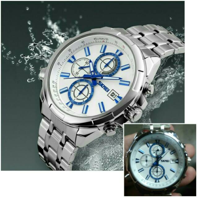 Casual Men Stainless Strap Watch Waterproof/ Water Resistant 30m EMWS3YWS