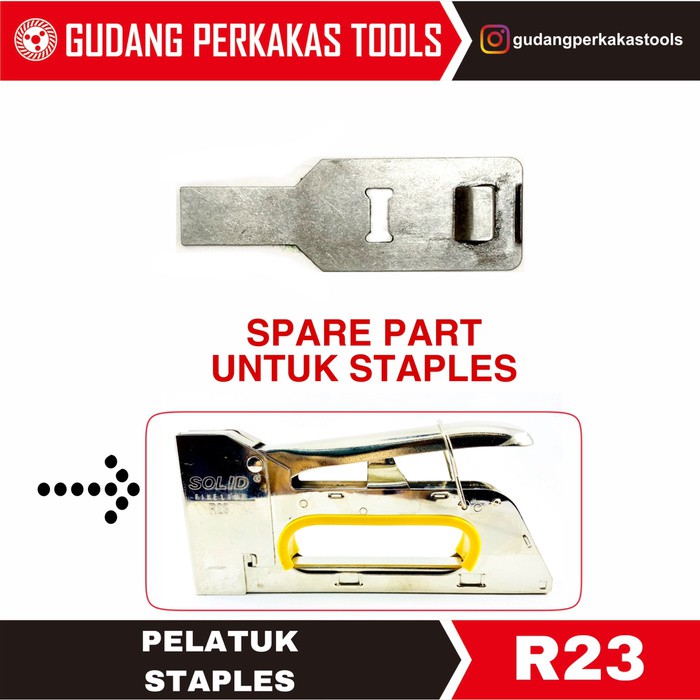 

SBO Spare part staples R23 / pelatuk staples R23 SEBELUM KEHABISAN