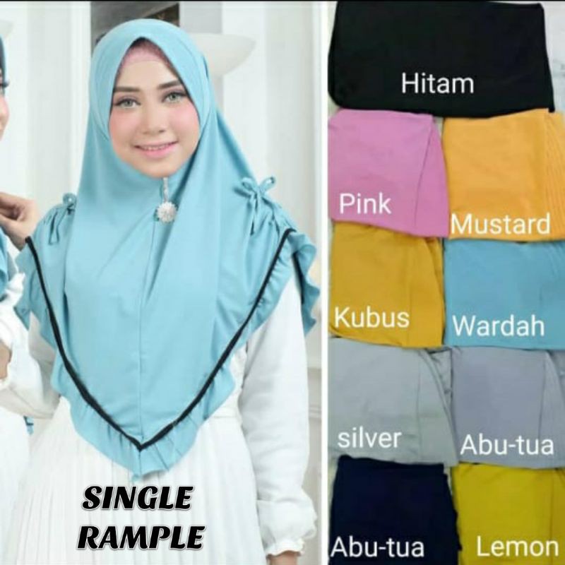 HIJAB BERGO REMPEL KERUT BAHU