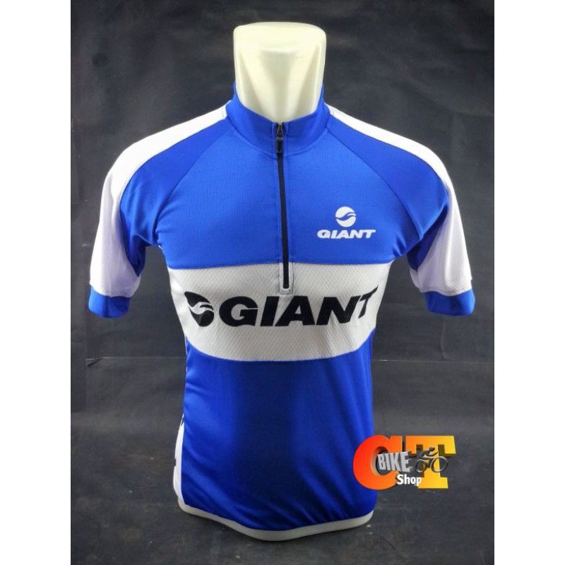 Jersey Sepeda Roadbike Giant Biru