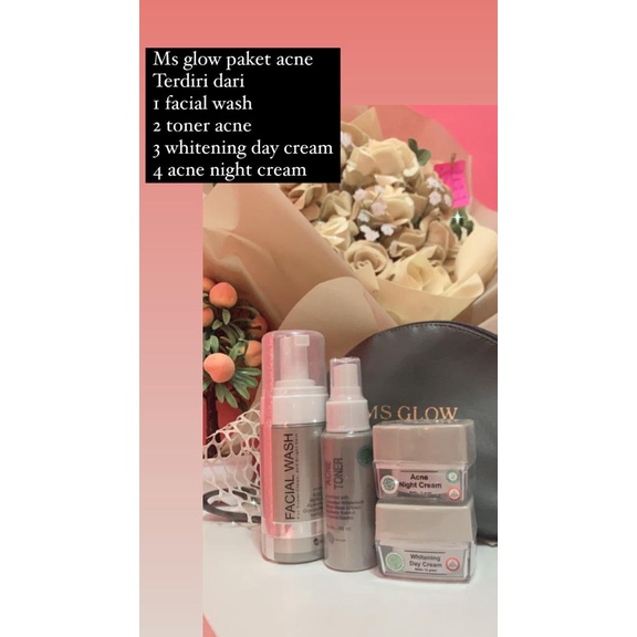 SKIN CARE PAKET ACNE MS GLOW