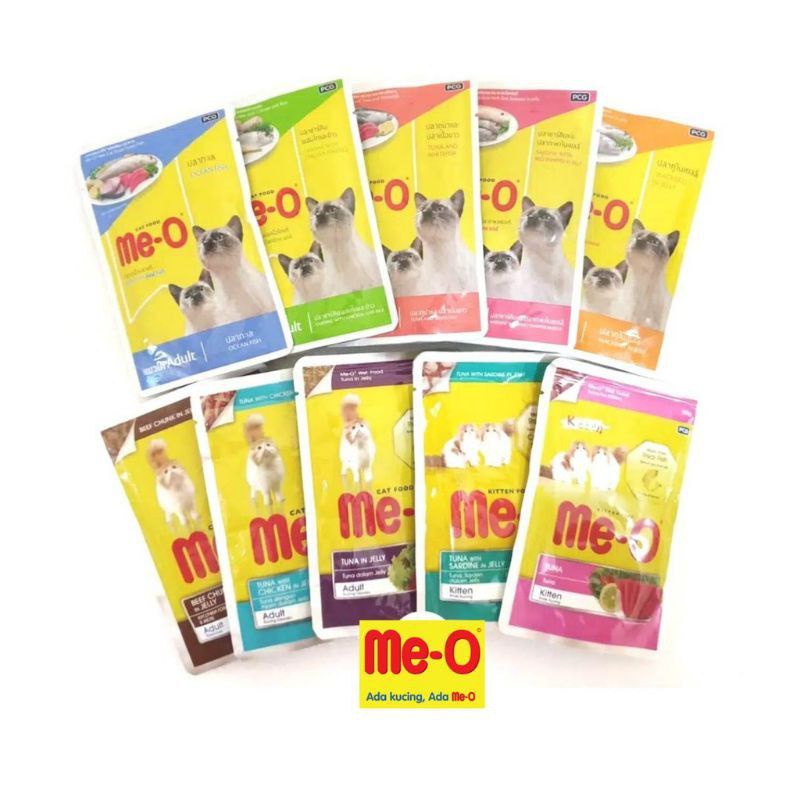 Makanan Kuccing Wetfood Meo Pouch