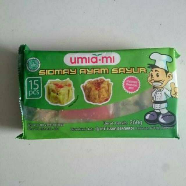 

umiami siomay ayam sayur isi 15 pcs