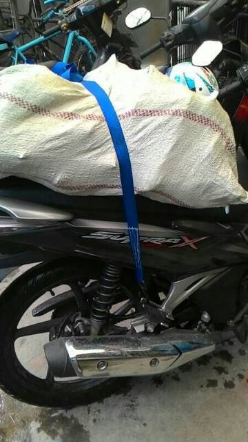 ALAT PENGIKAT BARANG TALI-LASHING-RATCHET UTK MOTOR MOBIL BAK LORI/DLL