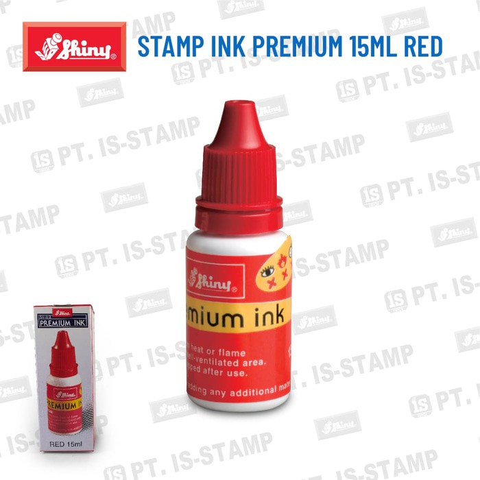 

Dijual Shiny Stamp Ink Premium 15ml RED SI 62 Limited