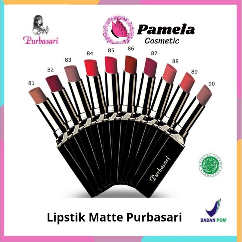 ❤ PAMELA ❤ Purbasari Lipstik Matte Original/ Purbasari/ Lipstik Purbasari