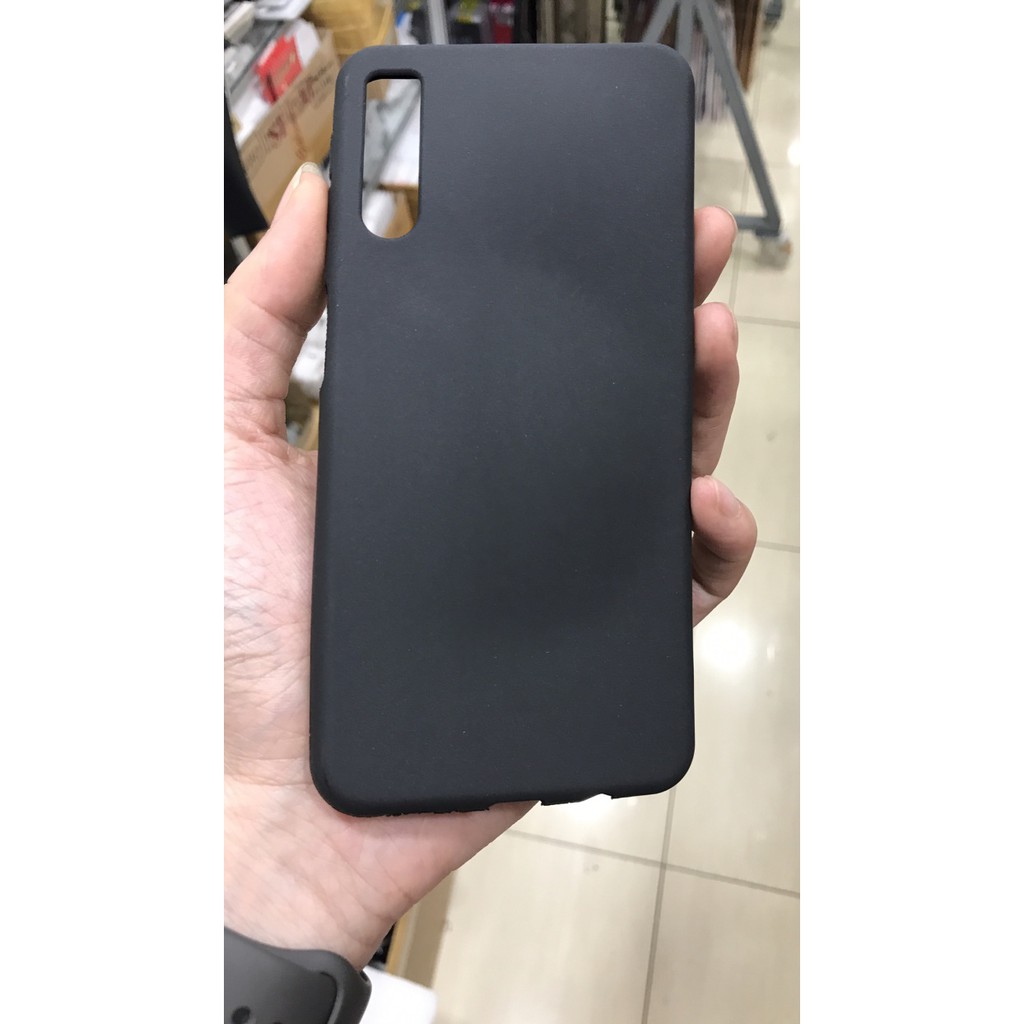 Matte black silikon ultrathin hitam baby skin samsung a7 2018 a750