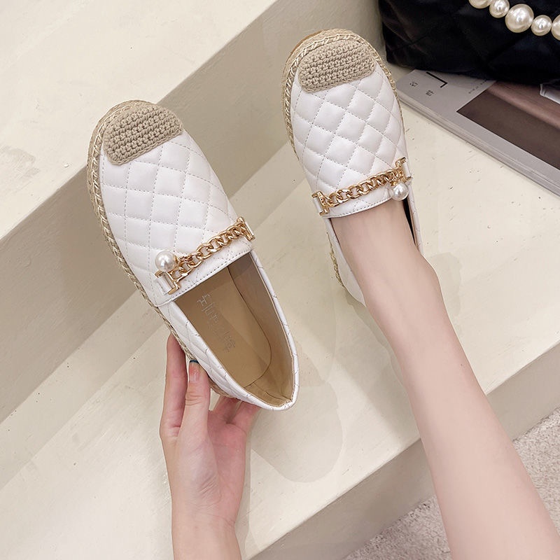 Sepatu Flat Wanita Import  Fashionable Sepatu Slip-On Cewek Terbaru Trendy Korea Style Modis Pelajar Kerja