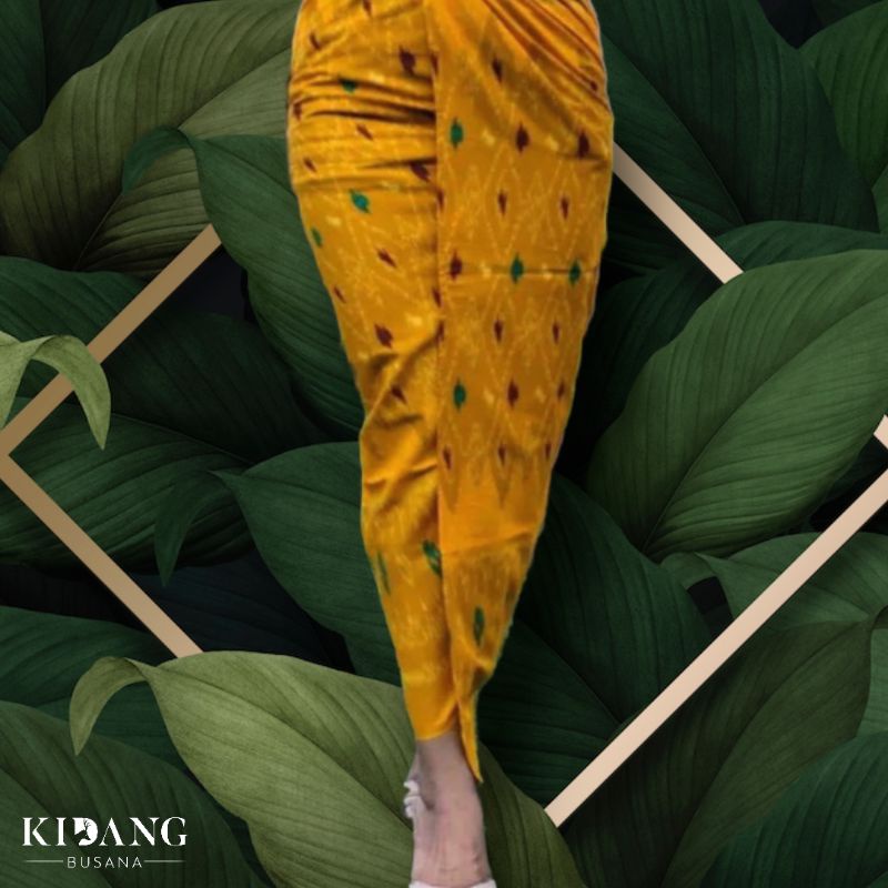 Kain Cepuk | Kamen Cepuk | Kamen Katun Murah (Kuning)