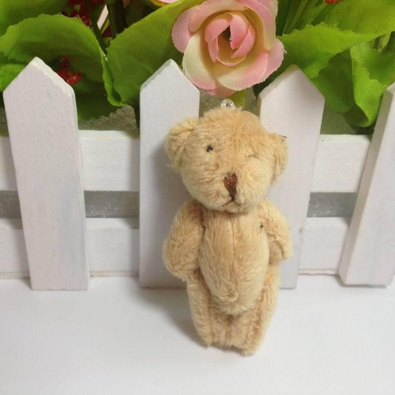 6cm Mini Cute Plush Toy Tiny Rabbit Bear Doll DIY Creative Pendant