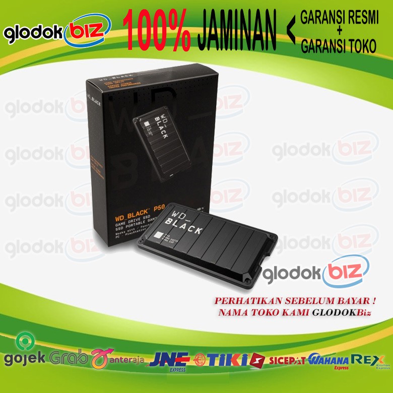 WD Black P50 500GB Game Drive USB C - WD SSD External 500 GB