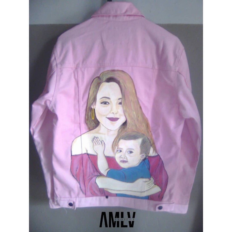

Handpainted Denim Jacket - Lukis Wajah