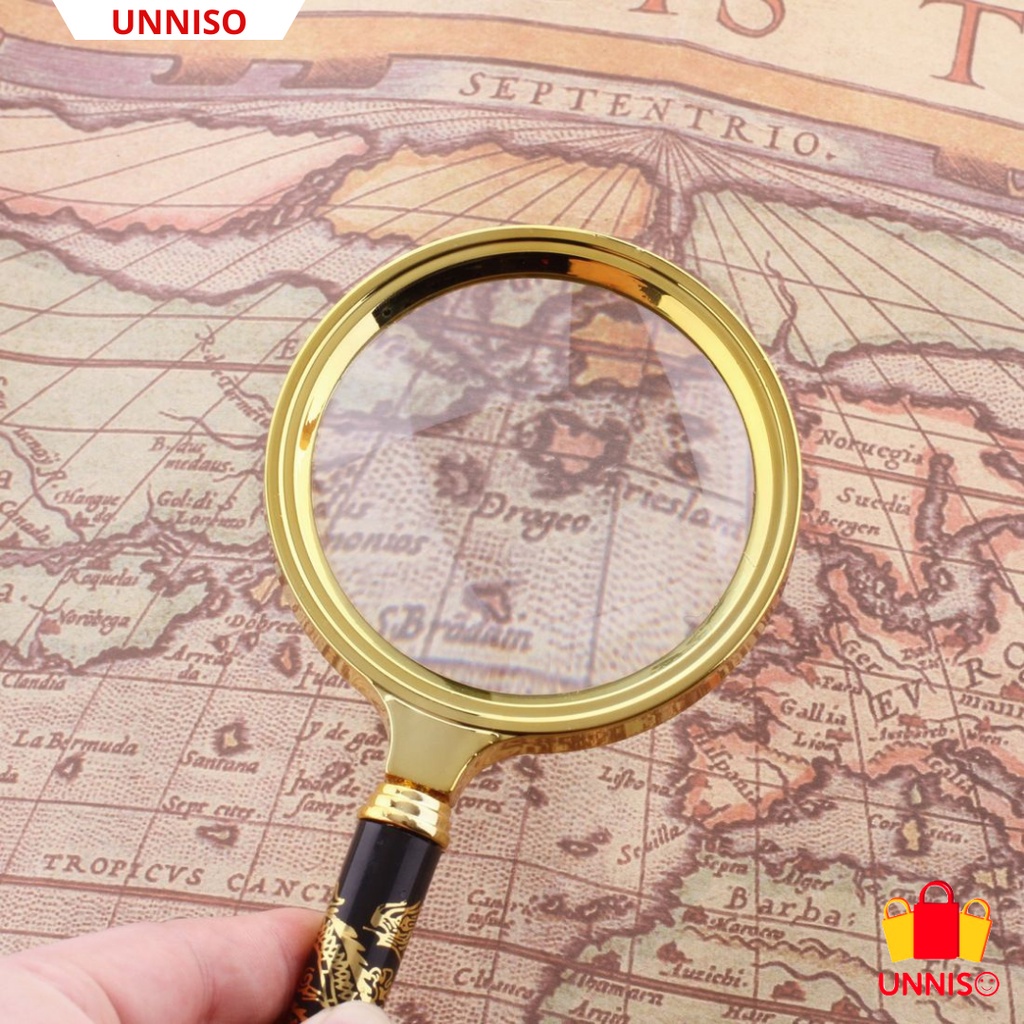 UNNISO - Kaca Pembesar Magnifying Glass 80 Mm MG1