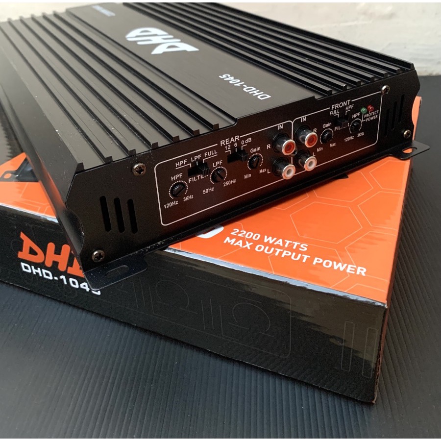 Power Amplifier 4 Channel DHD 1042/1043/1044/1045 Black &amp; Silver