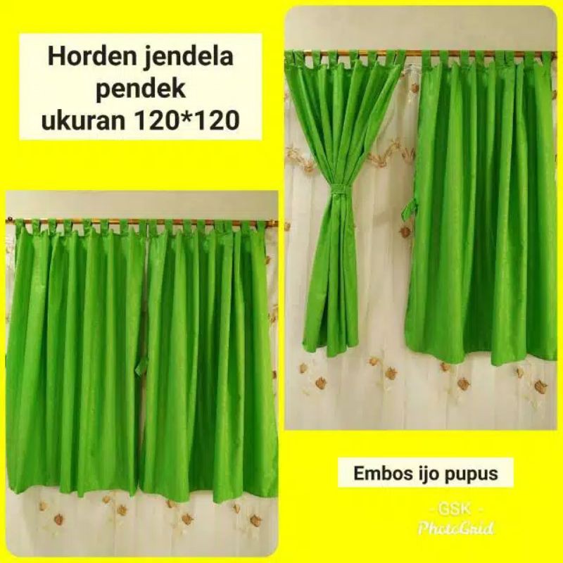 GORDEN JENDELA PENDEK KAMAR/HORDEN JENDELA TALI JT.PUPUS