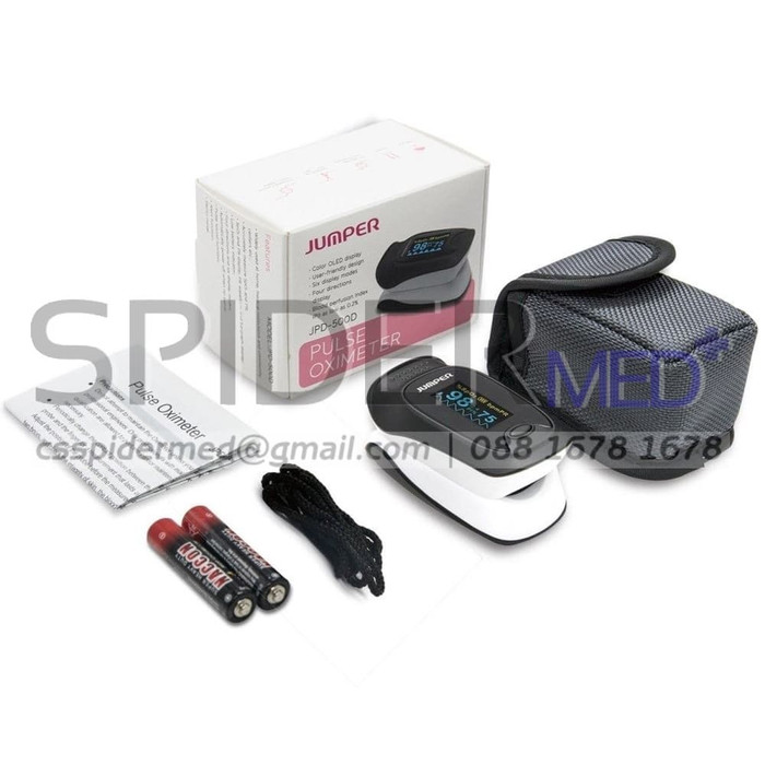 PRODUK TERBARU - JUMPER JPD 500D PULSE OXIMETER SPO2 OXYMETER OXYMETRI JPD500D / 500 D