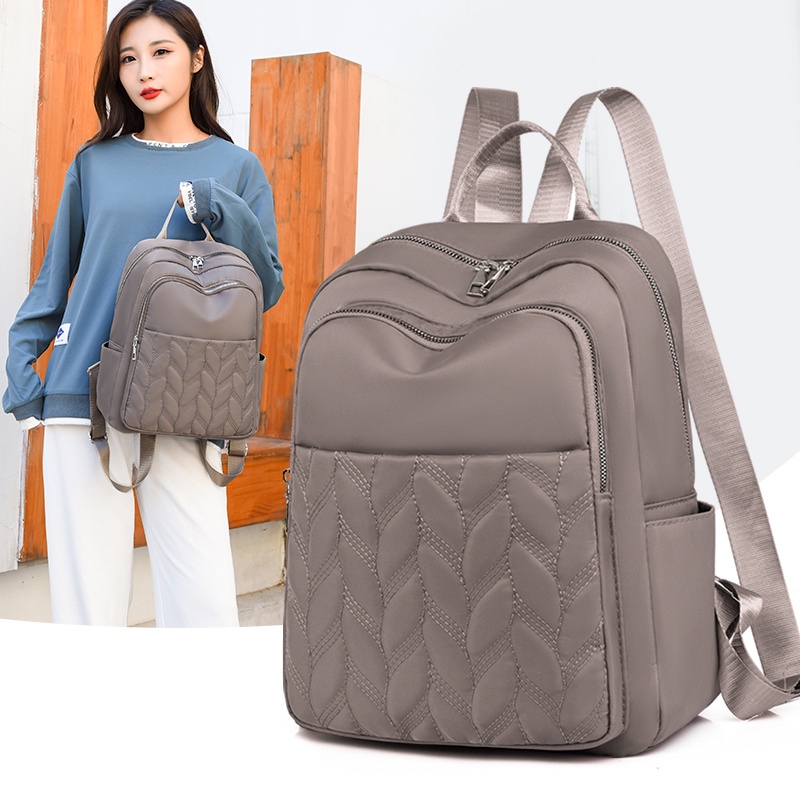 import Ransel wanita tas beg belakang perempuan beg sandang Cloth backpack beg galas women tas Ransel Ladies fashion kualitas baik 1298