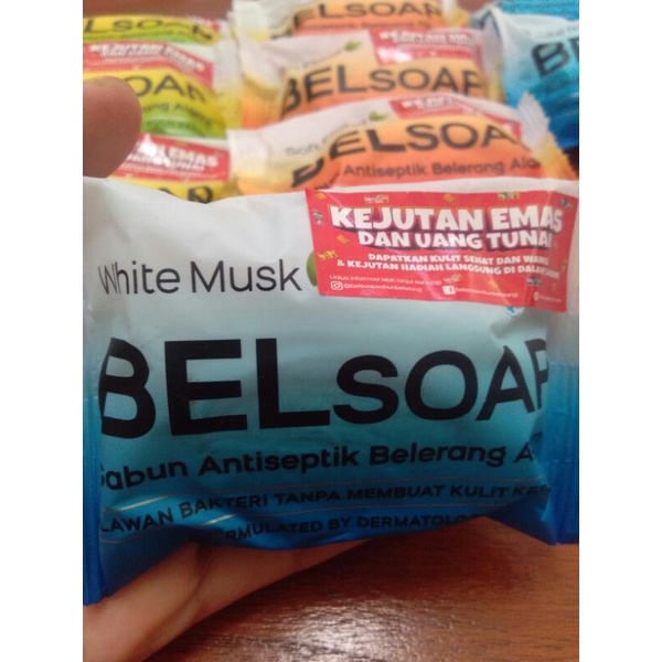 Belsoap sabun belerang / sulfur 65g