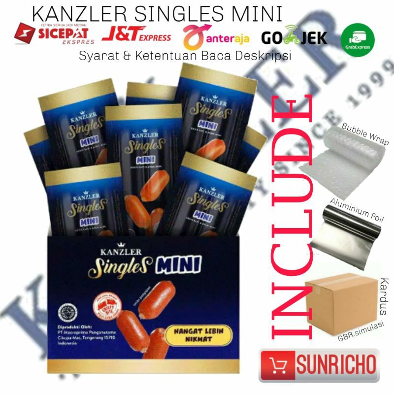 

Sosis Kanzler Singles Mini 65 gr 1 Box