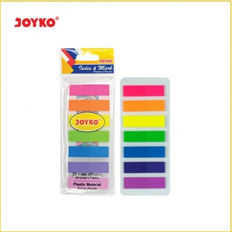 Index Joyko Plastik IM-30 Sticky Notes Note Pembatas Penanda Halaman Buku Plastic Memo