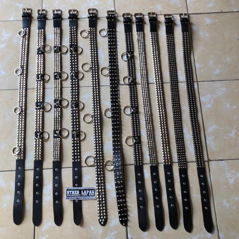 BELANJA MURMER Sabuk punk rock Gesper spike sabuk keren belt korea belt bts belt cewek pria sabuk wa