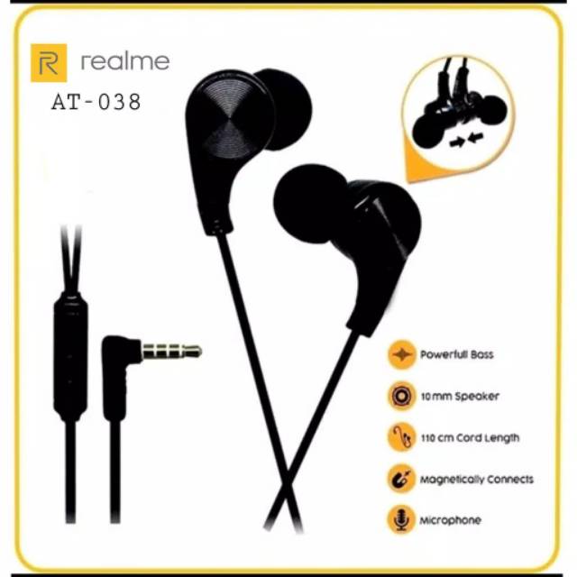 Headset Realme AT-038 extra bass