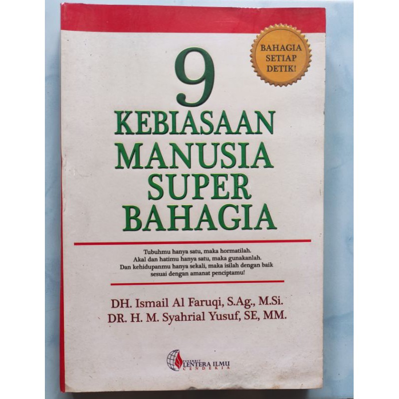 9 Kebiasaan Manusia Super Bahagia