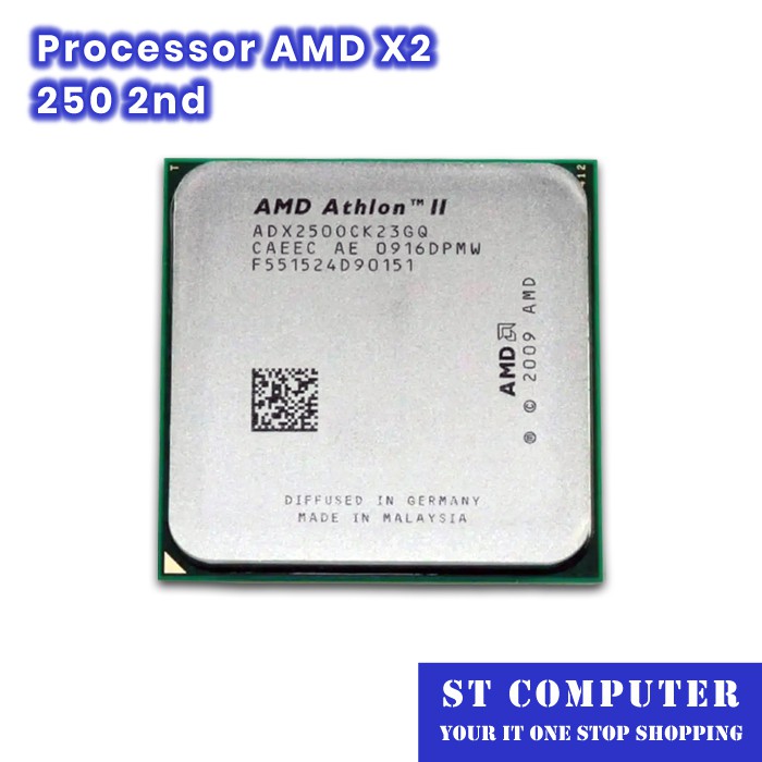 Processor AMD Athlon II X2 250 Second Prosesor AMD Bekas Komponen Komputer PC Desktop