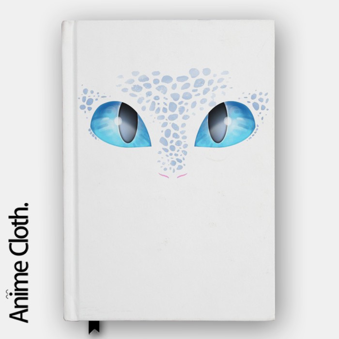 

Notebook Light Fury How To Train Your Dragon Custom Cute Buku Jurnal Hardcover Planner TOOTH 02
