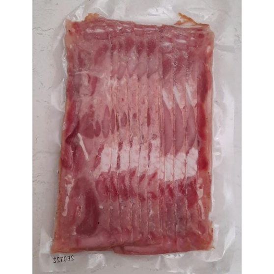 

Pork Bacon Sliced (Irisan Daging Babi Asap)