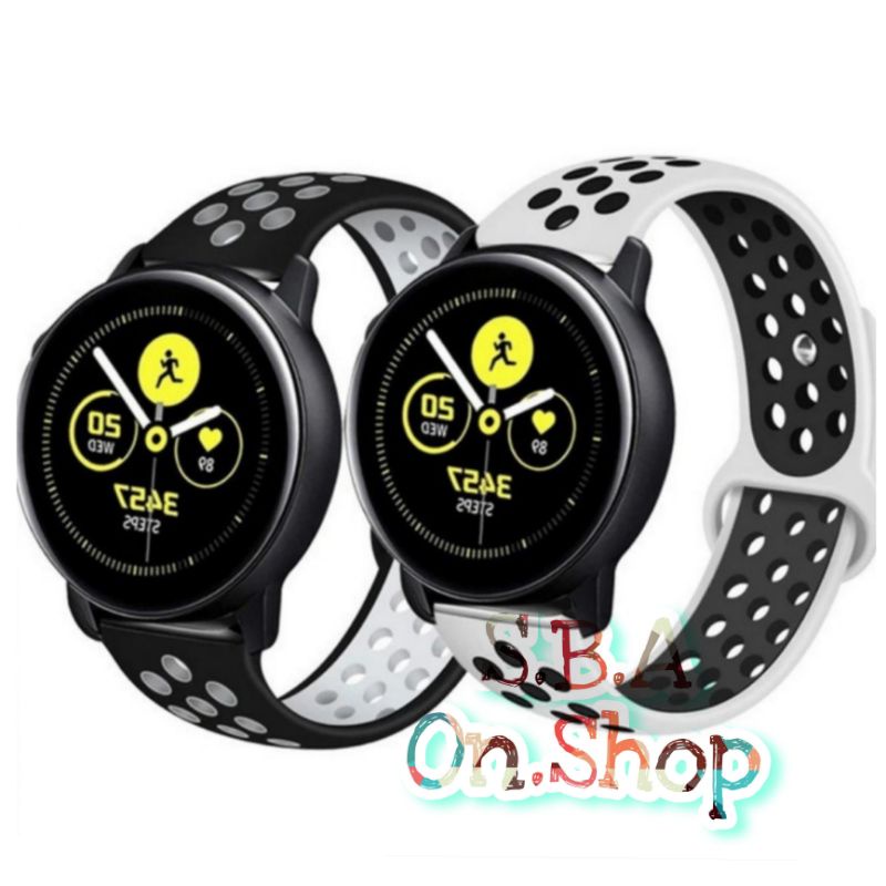 Strap Model Nike Watch Band Tali Jam Tangan Samsung Galaxy Watch Active 1 SM R500 Acc Smartwatch