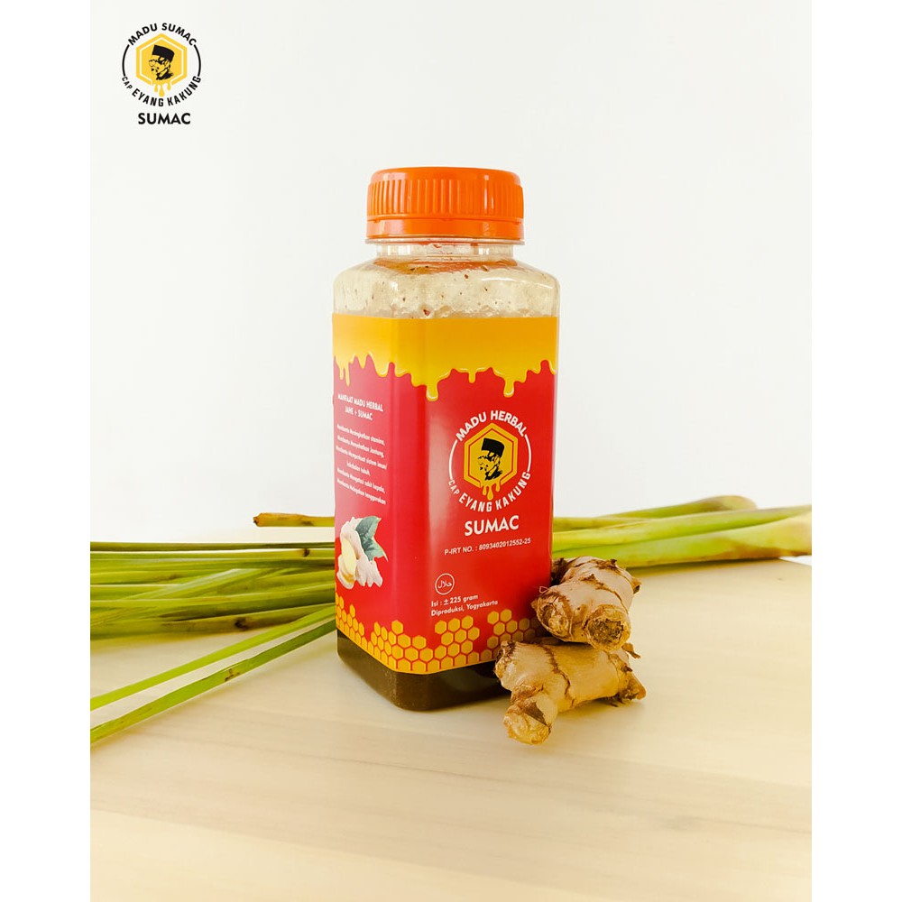

Madu Herbal Sumac Cap Eyang Kakung Besar 275g