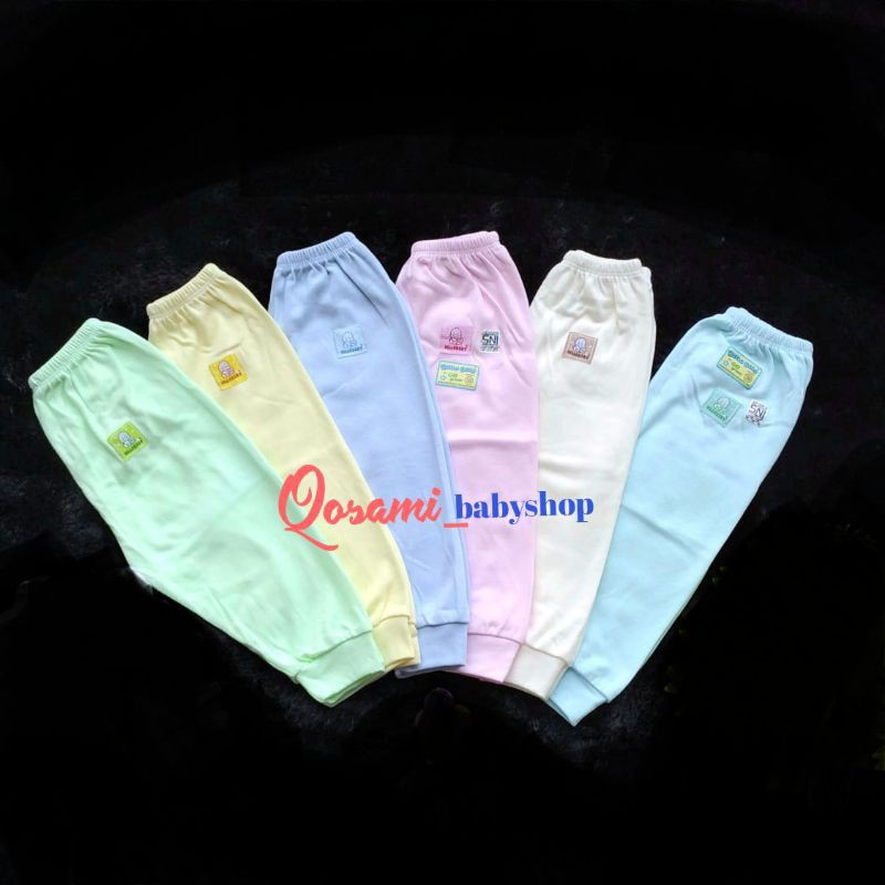 HELLO BABY 3 Pcs Celana Panjang Bayi Polos All Size Newborn SNI