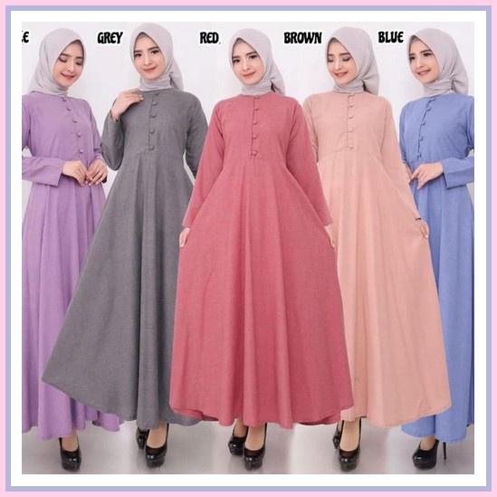 Gamis Import Tunik Atasan Wanita Murah Dewasa Adem Hijaber Dress Terbaru Baju Gamis Wanita Terbaru G