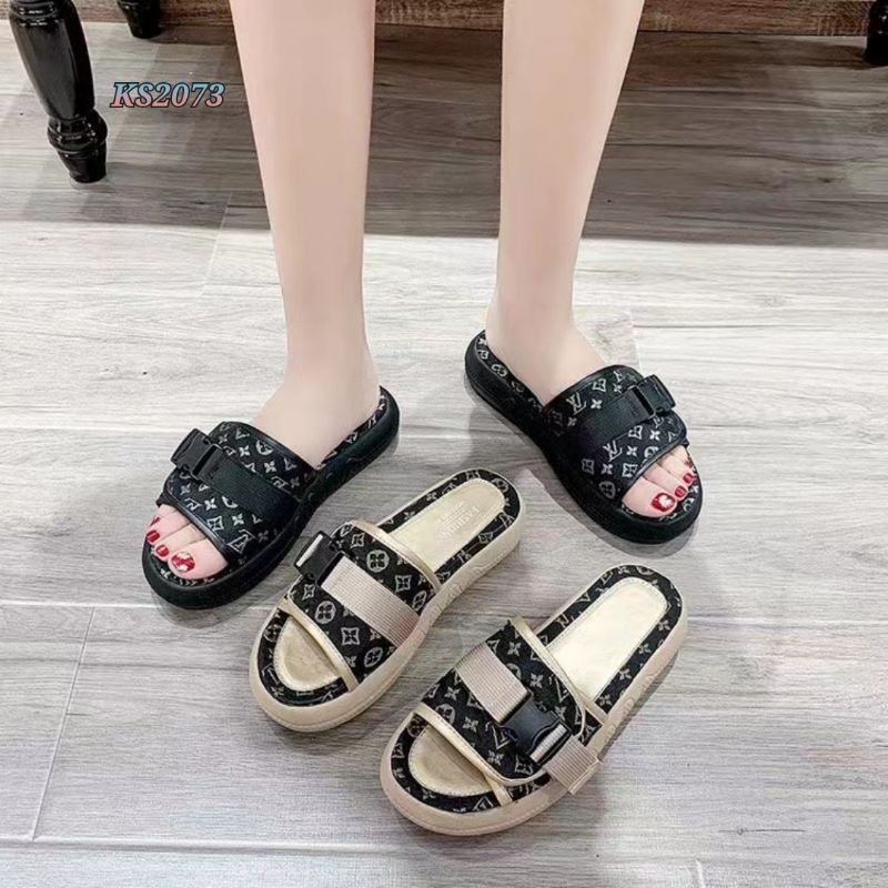 [NEW] SLIPPER WEDGES FASHION MONO KANOSUE SERIES KS2073 IQ #Realstock