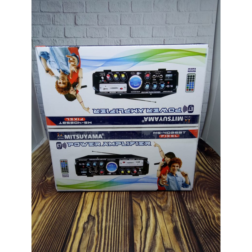 AMPLIFIER MITSUYAMA NEW PRODUK MS-4025BT SERIES FIXEL