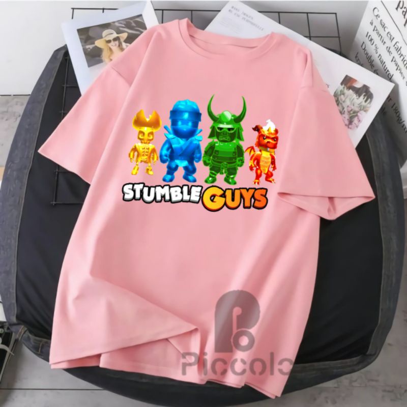 BAJU KAOS ANAK STUMBLE GUYS TERMURAH BAHAN CATOON