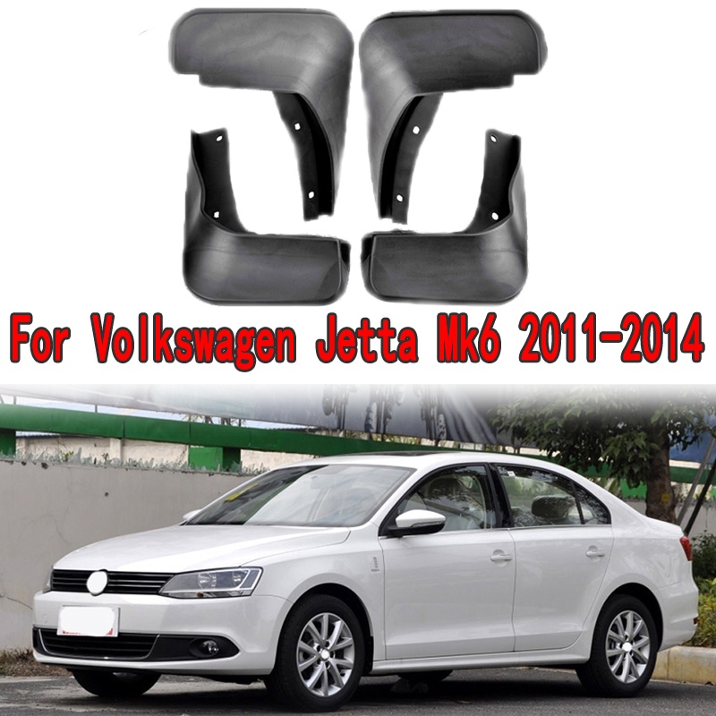 1 Set Mud Flap Pelindung Splash Fender Mobil Volkswagen VW Jetta Mk6 A6 Vento Sedan 2011-2014