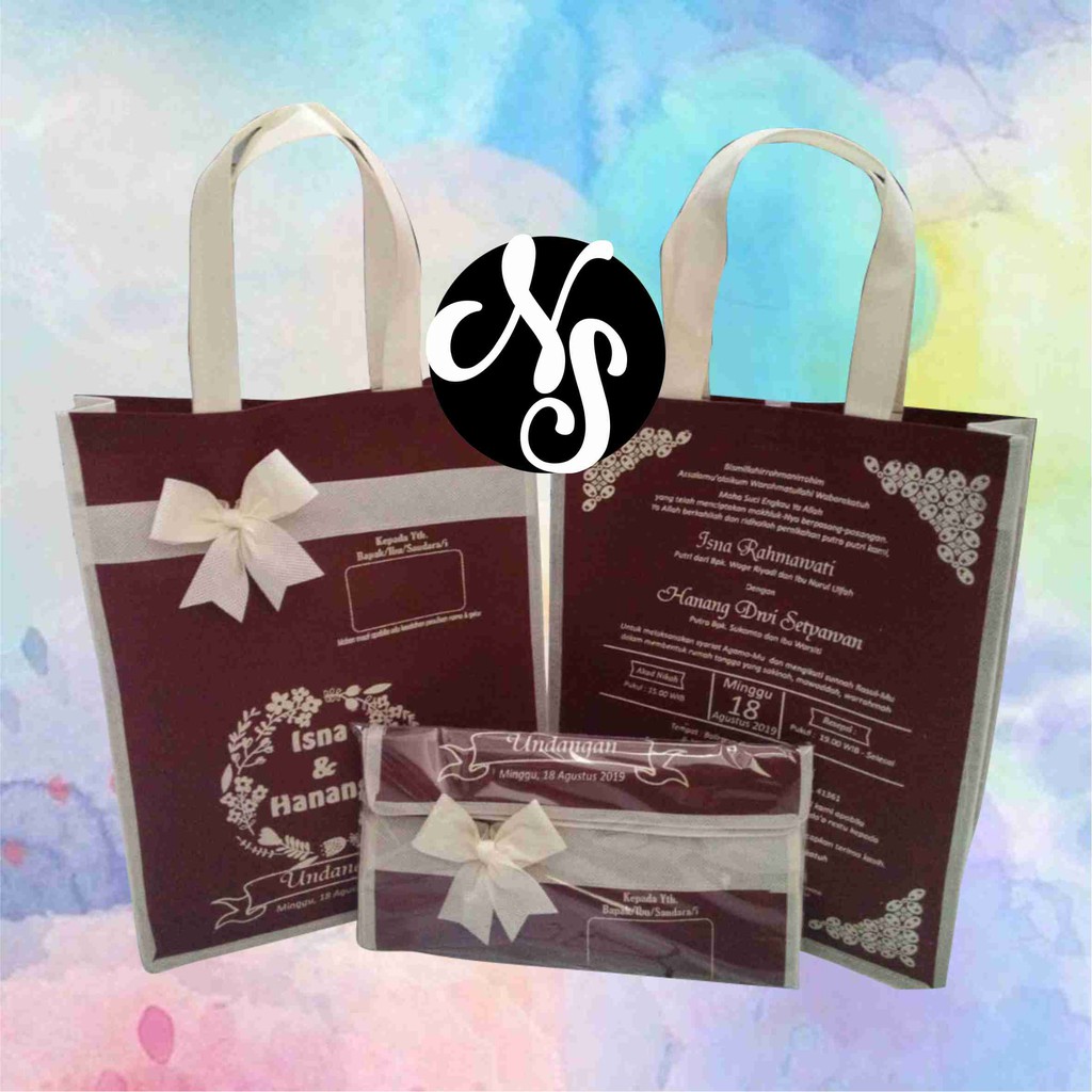 Undangan Pernikahan Undangan Tas Undangan Unik