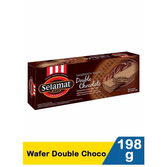 

Selamat Wafer Double Choco 198G